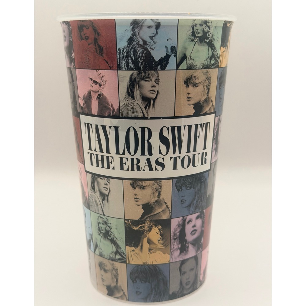 The Eras Tour Taylor Swift AMC Plastic 44oz Large Drink Cup Limited Edition
